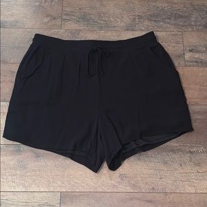 Black high waisted shorts
